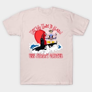 Half My Heart is Aboard the USS Jimmy Carter T-Shirt